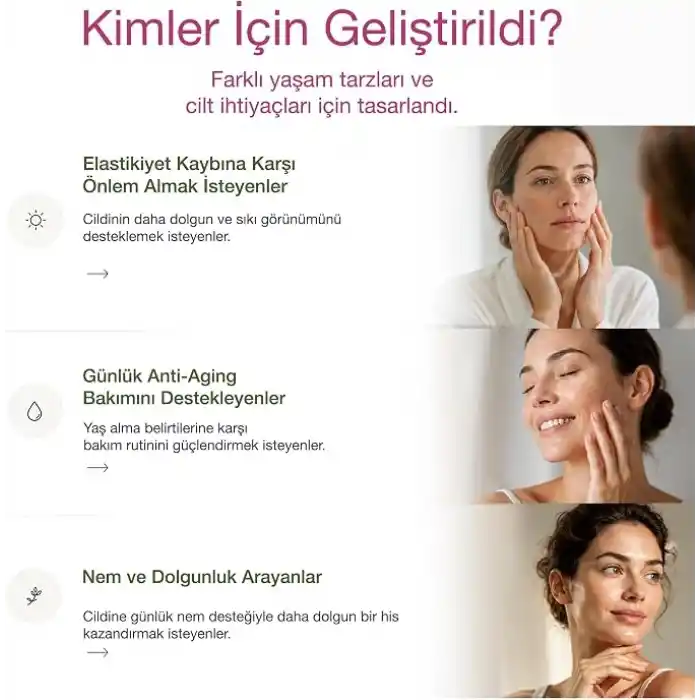 Kiperin Kolajen Yüz Serumu 30 ml – Hidrolize Kolajen Serum, Hyaluronik Asit Kolajen Serum, Niacinamide ve Yeşil Çay Ekstraktı İçeren Sıkılaştırıcı & Onarıcı Bakım Serumu, Yüz ve Boyun İçin