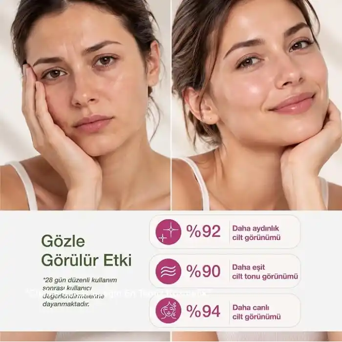 Kiperin Kolajen Yüz Serumu 30 ml – Hidrolize Kolajen Serum, Hyaluronik Asit Kolajen Serum, Niacinamide ve Yeşil Çay Ekstraktı İçeren Sıkılaştırıcı & Onarıcı Bakım Serumu, Yüz ve Boyun İçin