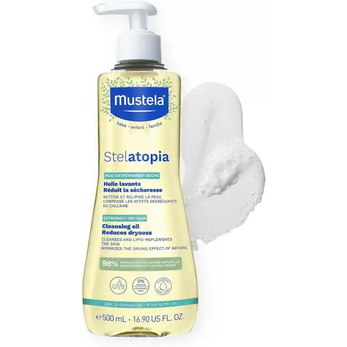 Mustela Mustela Stelatopia Temizleme Yağı 500ml 1 Paket (1 x 1 Adet)