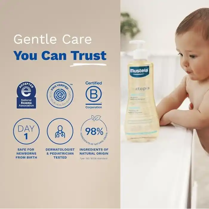 Mustela Mustela Stelatopia Temizleme Yağı 500ml 1 Paket (1 x 1 Adet)