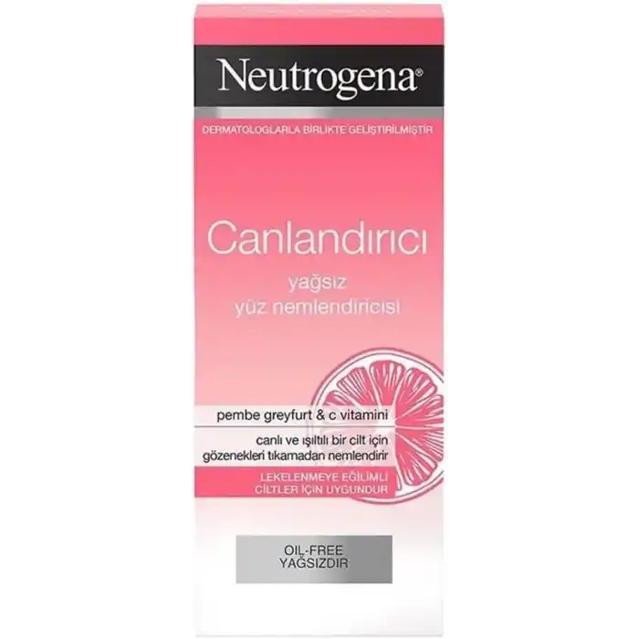 Neutrogena Refreshingly Clear (Pembe Greyfurt ve C Vitamini) Nemlendirici Yüz Kremi (50 ml)