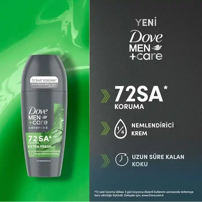 Dove Men Care Extra Fresh Roll On 50ML
