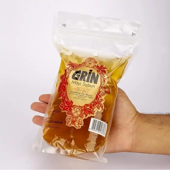 alavan Ekolojik Arap Sabunu, 1 Kg Organik Jel Sabun, Ayçiçeği Yağı Özlü Doğal Sıvı Sabun