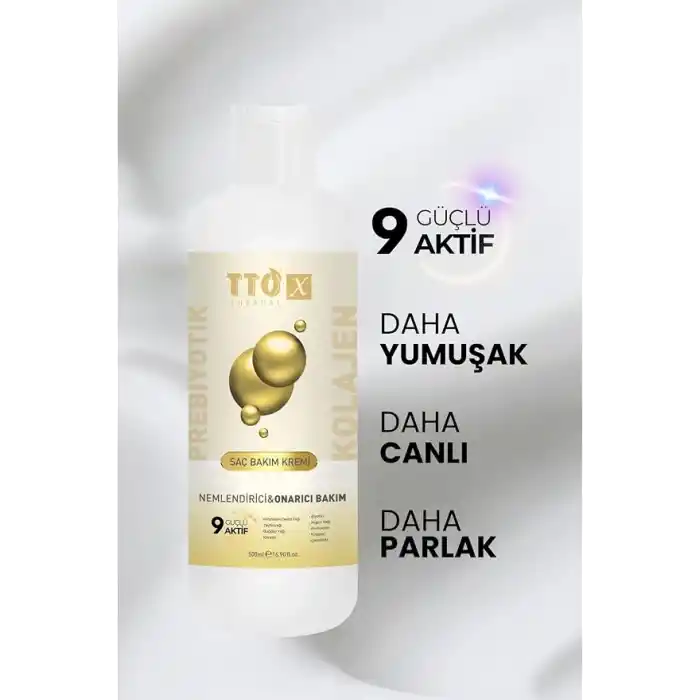 TTO X Nemlendirici ve Onarıcı Saç Kremi Kolajen ve Prebiyotik