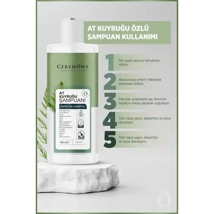 CEREMONY ŞAMPUAN 400ML AT KUYRUĞU