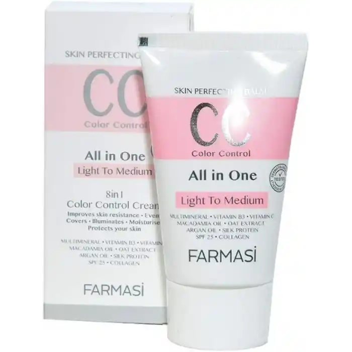 Farmasi CC Krem 50 ml, Açıktan Ortaya No: 02