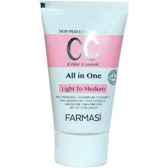 Farmasi CC Krem 50 ml, Açıktan Ortaya No: 02