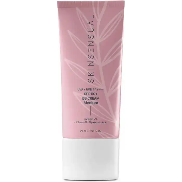 Skin Sensual SPF50+ PA++++ Kapatıcı BB Krem Medium 30 ml | Leke Karşıtı, Aydınlık Cilt Görünümü | UVA+UVB Koruma