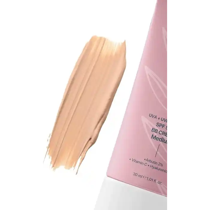 Skin Sensual SPF50+ PA++++ Kapatıcı BB Krem Medium 30 ml | Leke Karşıtı, Aydınlık Cilt Görünümü | UVA+UVB Koruma