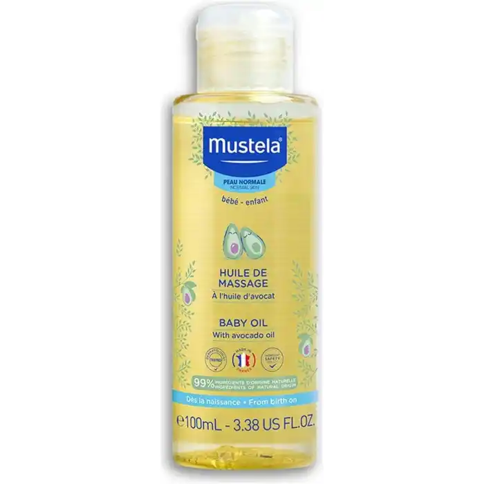 Mustela Avokado Yağı İçeren Bebek Masaj Yağı 100 ml