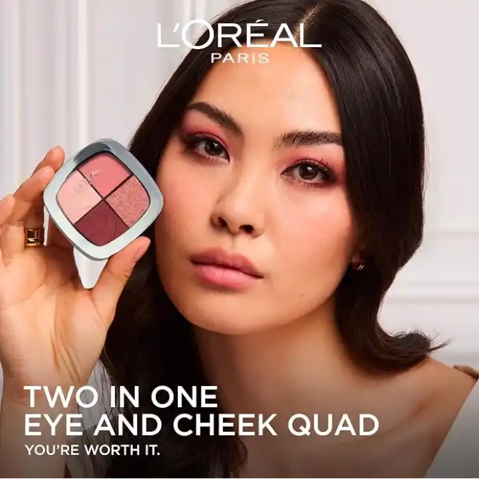 LOreal Cosmetics Paris Paradise Spring Pinks Dörtlü Far Paleti 01