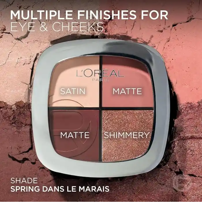 LOreal Cosmetics Paris Paradise Spring Pinks Dörtlü Far Paleti 01