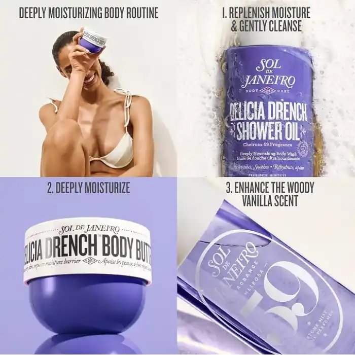 Sol de Janeiro Delicia Drench Body Butter 75 ml - Yoğun Nemlendirici Vücut Kremi