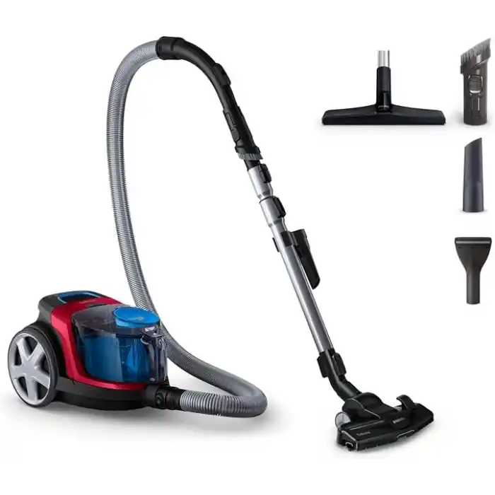 Philips PowerPro City Toz Torbasız Elektrikli Süpürge, 650W, PowerCyclone 5, Allergy H13 Filtre, Parke Başlığı, FC9331/07