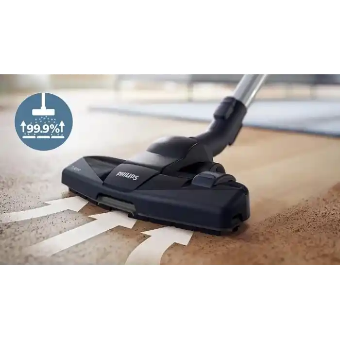 Philips PowerPro City Toz Torbasız Elektrikli Süpürge, 650W, PowerCyclone 5, Allergy H13 Filtre, Parke Başlığı, FC9331/07
