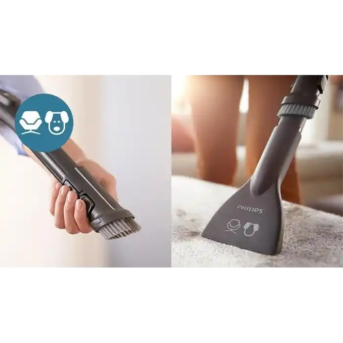 Philips PowerPro City Toz Torbasız Elektrikli Süpürge, 650W, PowerCyclone 5, Allergy H13 Filtre, Parke Başlığı, FC9331/07