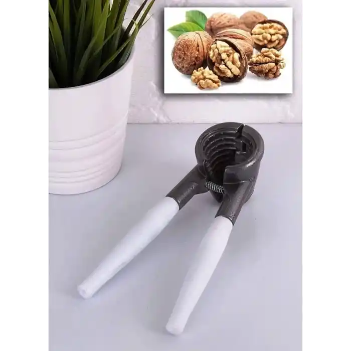 Orret Home Plastik Saplı Büyük Boy Döküm Ceviz Kıracağı,Fındık Ve Ceviz İçin Dayanıklı Döküm Kırıcı