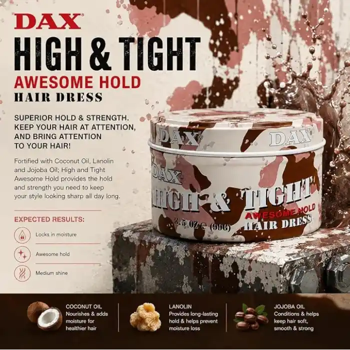 Dax High & Tight: Awesome Hold 99 Gr - Yoğun Tutucu Şekillendirici Wax