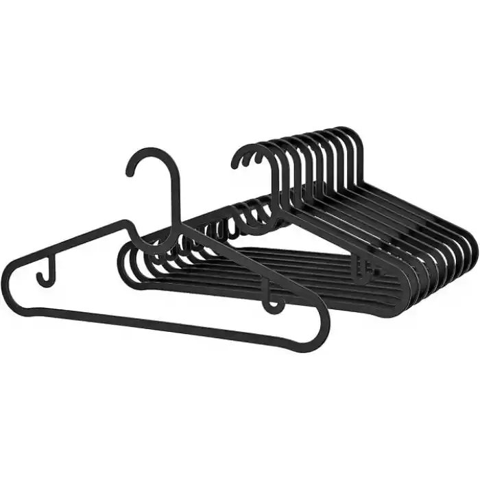 Orret Home 20 Adet Dolap İçi Elbise Askısı,Pantolon,Gömlek,Ceket,Etek Askısı,Gardrop İçin Slim Plastik Askı (20 Adet)