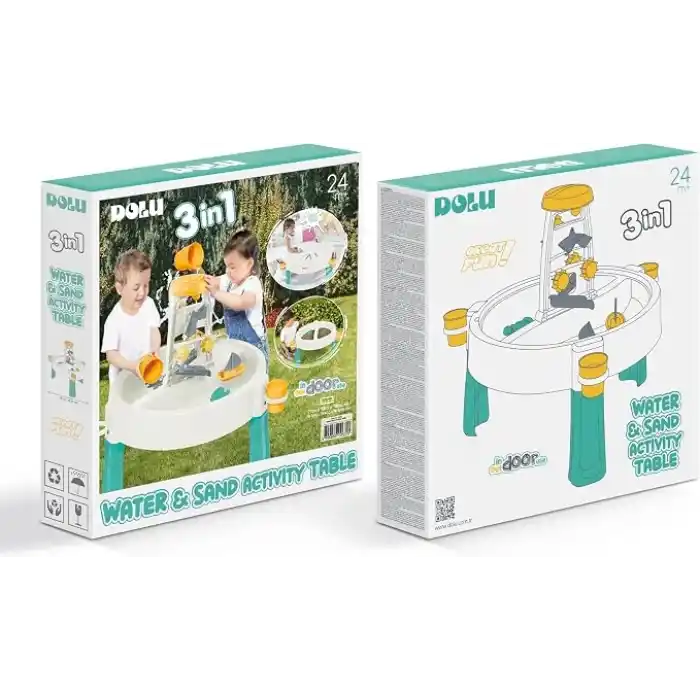 Dolu Su Ve Kum Aktivite Masası Yeşil 2670