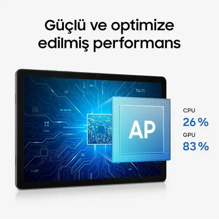 Samsung Galaxy Tab A11+, Android Tablet, Gümüş, WiFi Destekli, 6GB RAM, 128GB Depolama Alanı, 11 İnç (Samsung Türkiye Garantili)