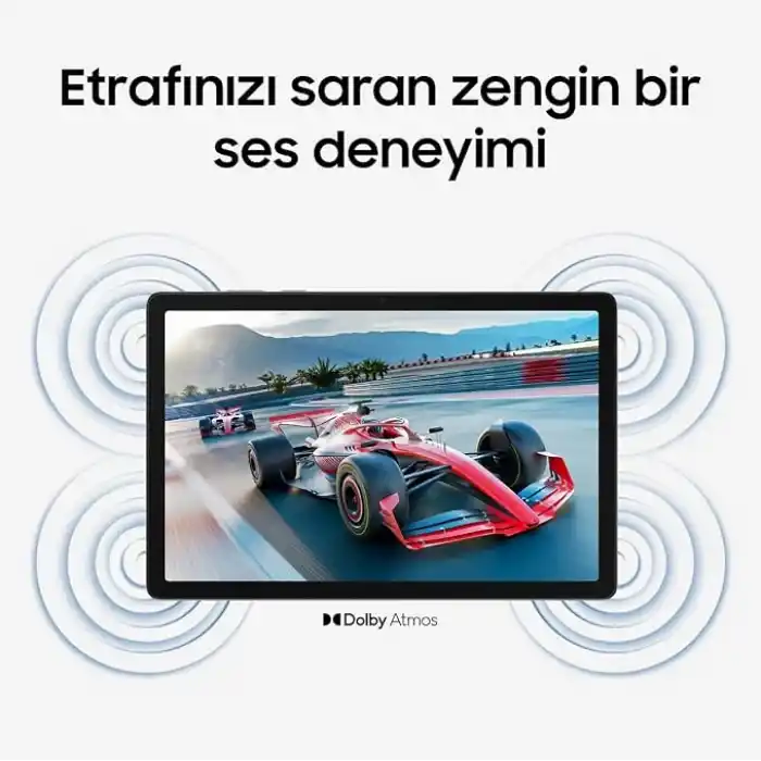 Samsung Galaxy Tab A11+, Android Tablet, Gümüş, WiFi Destekli, 6GB RAM, 128GB Depolama Alanı, 11 İnç (Samsung Türkiye Garantili)