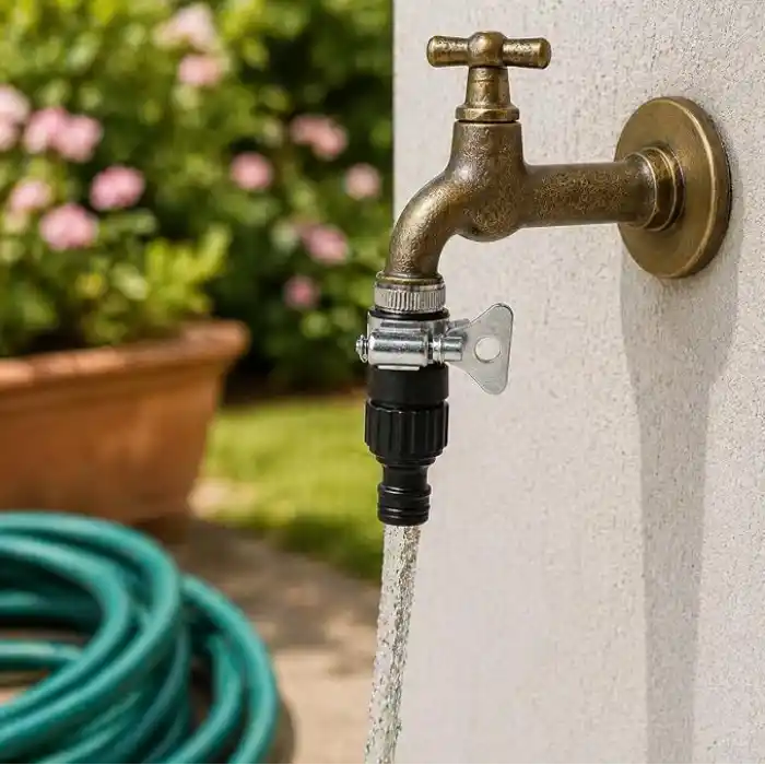 Orret Home Musluk Ucu Hortum Aparatı Kelepçeli Musluk Adaptörü Evrensel Uyumlu Hızlı Bağlantı Bahçe Hortum Bağlantı Aparatı Sızdırmaz Musluk Başlığı