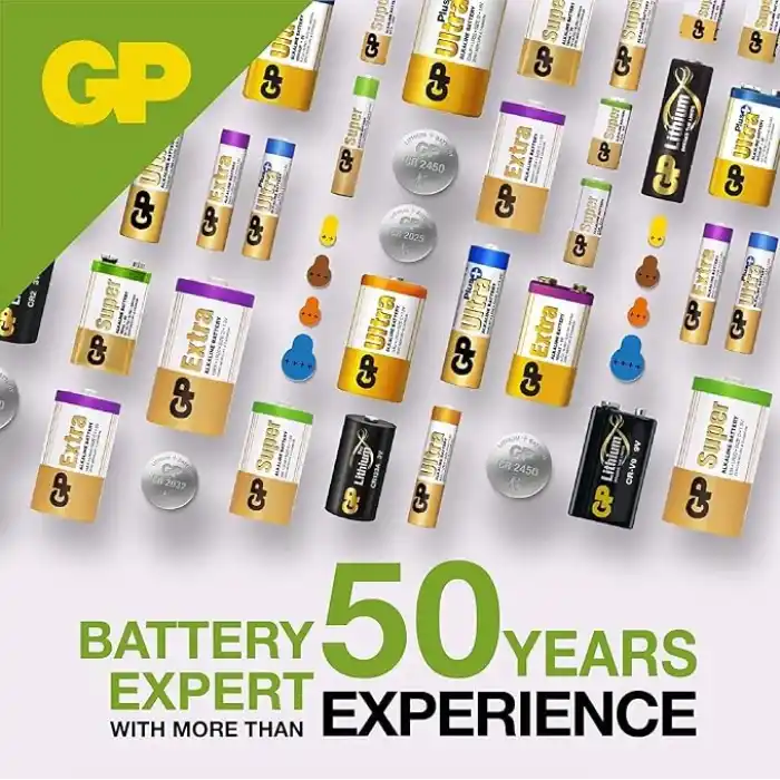 CR2032 3v Lithium Knopfzellen, 20 Stück Li-Mn Knopfbatterien CR 2032 - 3 Volt im 20-er Pack, Batterien einzeln entnehmbar (GP Batteries Markenprodukt)