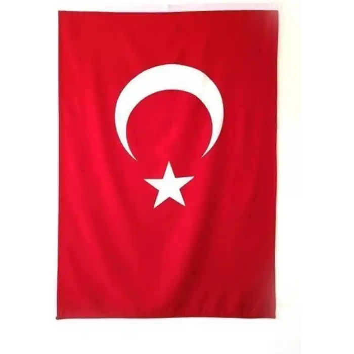 Türk Bayrağı Alpaka Kumaş, Kırmızı, 100x150 Cm