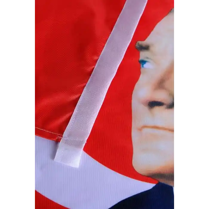 ZC Bayrak Atatürk Baskılı Türk Bayrağı 150x225 cm Raşel Kumaş Dijital Baskı