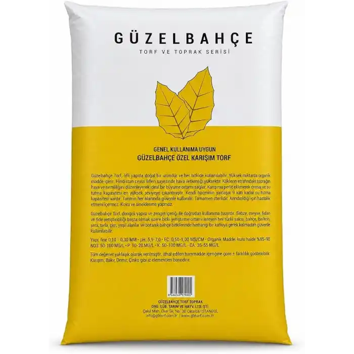 Özel Karışım Güzelbahçe Genel Kullanıma Uygun Torf