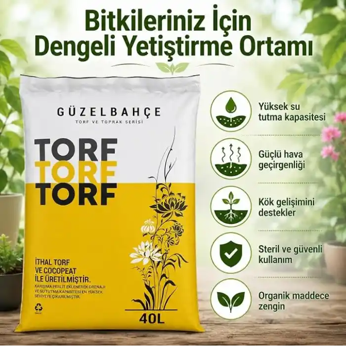 Özel Karışım Güzelbahçe Genel Kullanıma Uygun Torf
