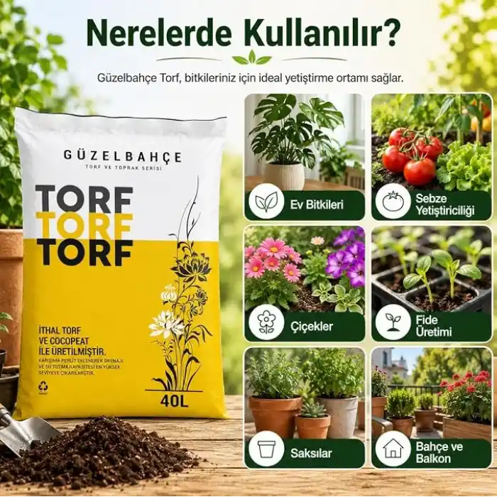 Özel Karışım Güzelbahçe Genel Kullanıma Uygun Torf