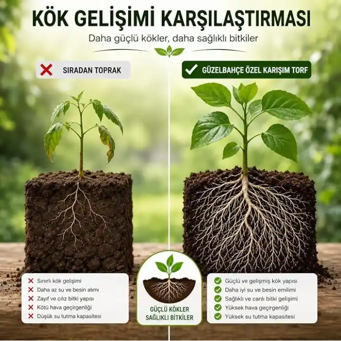 Özel Karışım Güzelbahçe Genel Kullanıma Uygun Torf
