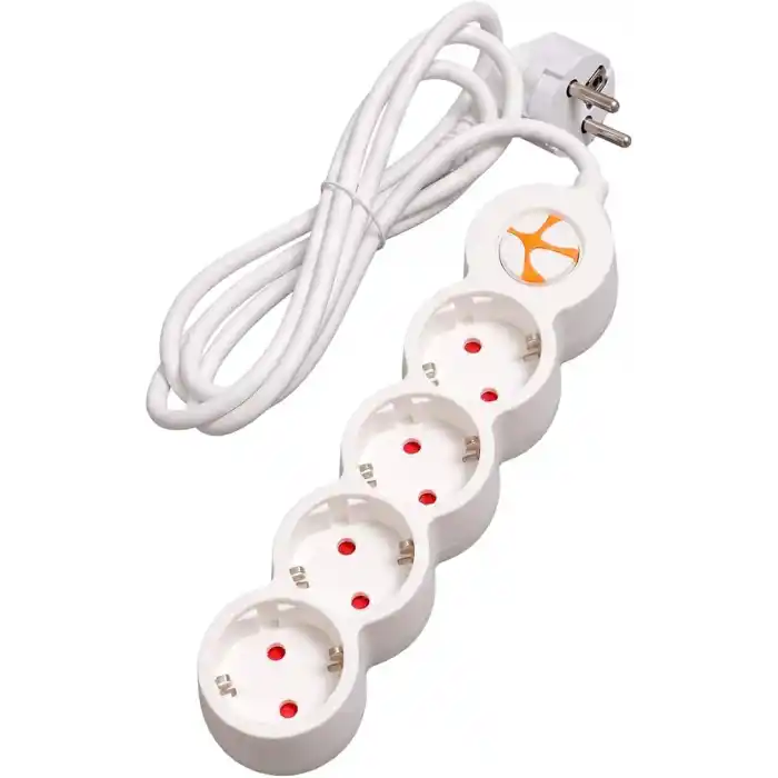 Tunçmatik Powerstrip 4 / Dörtlü Anahtarlı Grup Priz 1.5Mt