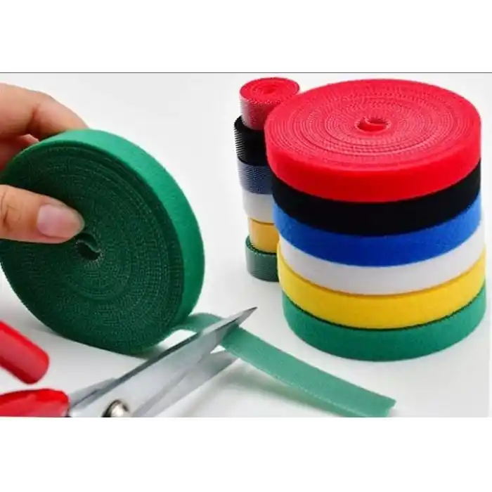 AEE® 10 Metre Kablo Düzenleyici Cırt Bant Organizer Çok Amaçlı Cırt Bant Çok Kullanımlık Cırt Kelepçe Asorti (Karışık Renk)
