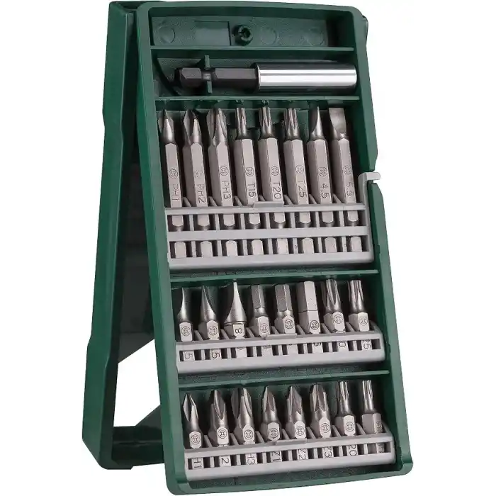 Bosch Professional Accessories X/Line Mini 25 Parça Vidalama Seti, Plastik Kutu, Yeşil