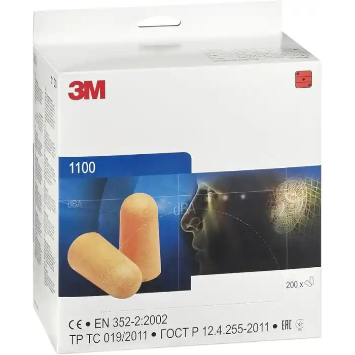 3M 1100 Kulak Tıkacı 37Db-20 Çift