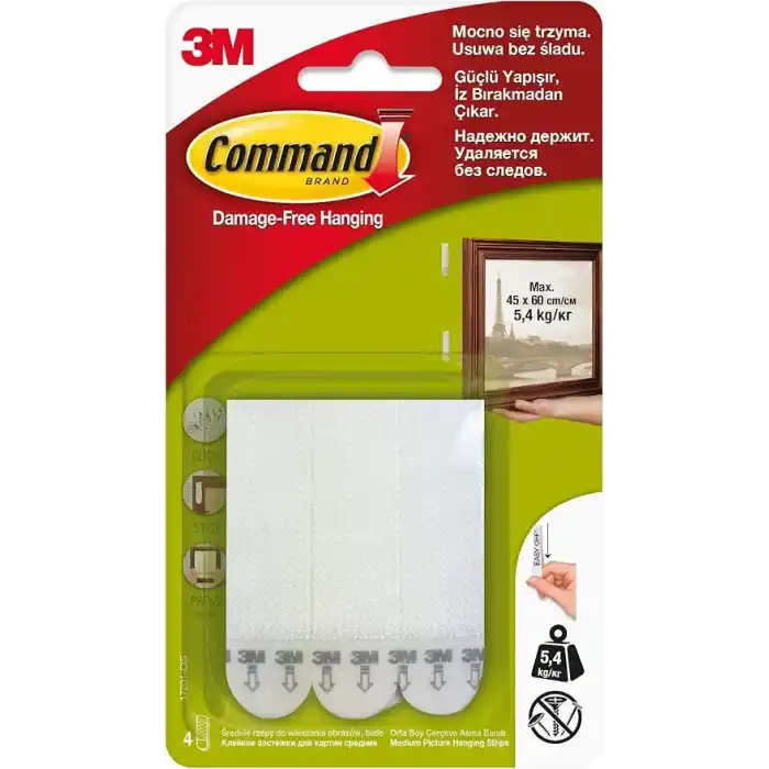 Command 17201 Cırt Cırt Bant, Orta Boy