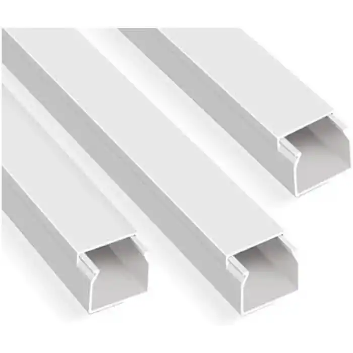 4 Metre (12x12mm) Kendinden Yapışkanlı Kablo Kanalı | 4m (10 Adet x 40cm) Kablo Gizleyici