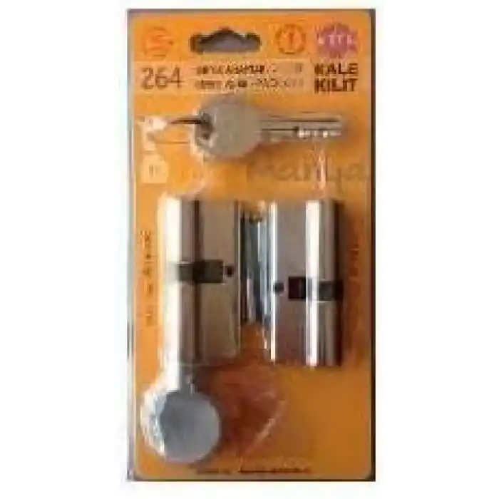 Kale Kilit 264 Ortak Anahtarlı 2li Set (SNC+SMC) Kilit Silindiri, Barel (68 mm)