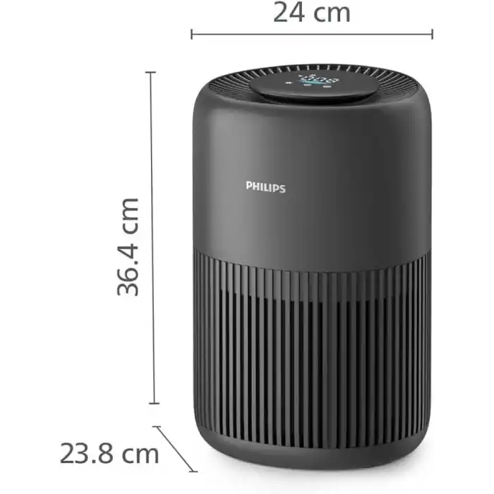 Philips 900 Serisi Hava Temizleyici, 65 M2ye Kadar Etkili, HEPA ve Aktif Karbon filtresi, 250 m3/sa temiz hava hızı (CADR), AC0951/13