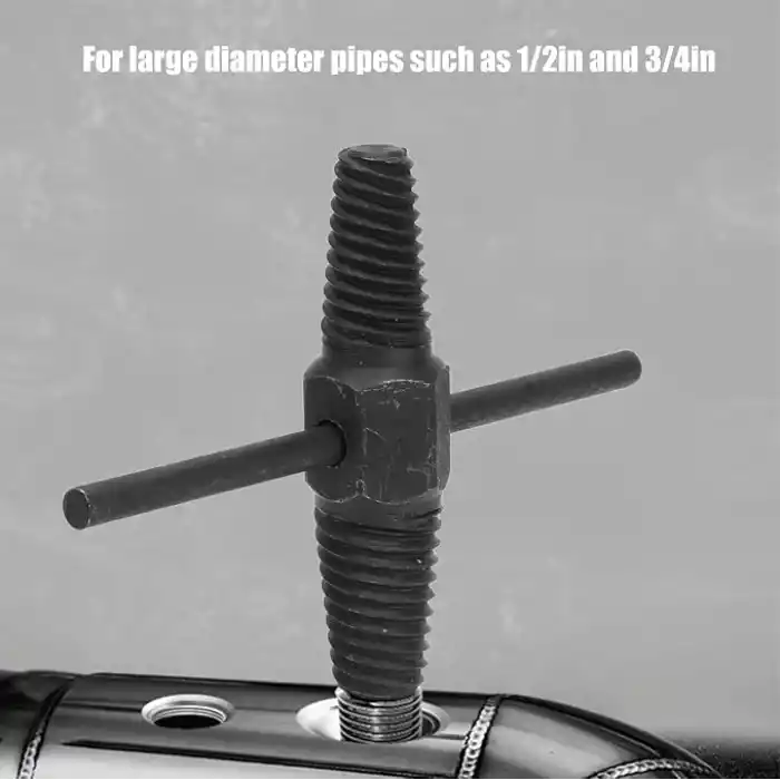 AEE® Ters Dişli Kılavuz Boru Sökme Aparatı – 1/2 ve 3/4 Hasarlı Paslı Boru & Kırık Vida Çıkarıcı Spiral Takımı Geri Sarma Anahtarı, Metal İç Diş Temizleme Aleti (M25-M50)