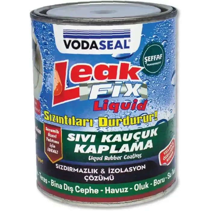Vodaseal Leak Fix Liquid Su Sızdırmazlık Sıvı Kauçuk Kaplama İzolasyon Sızdırmaz, Şeffaf