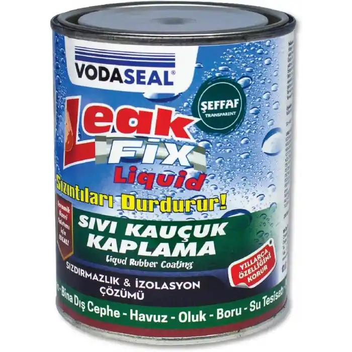 Vodaseal Leak Fix Liquid Su Sızdırmazlık Sıvı Kauçuk Kaplama İzolasyon Sızdırmaz, Şeffaf
