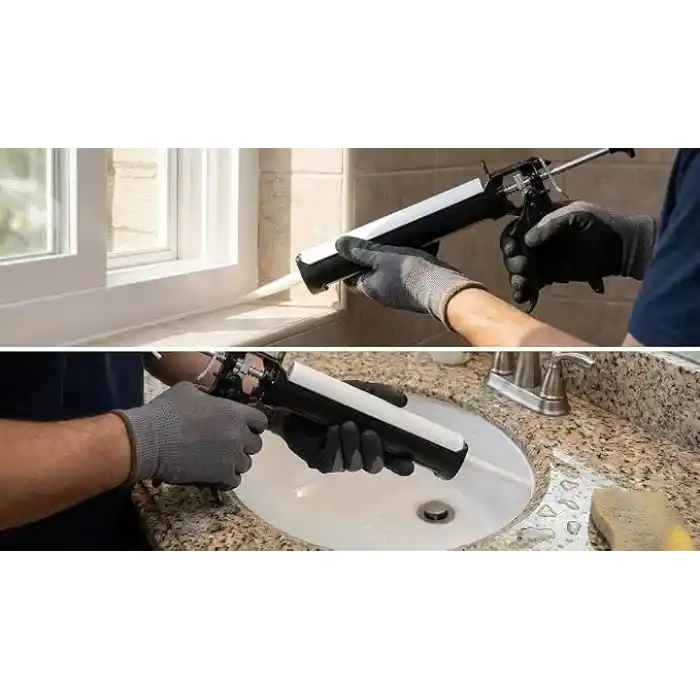 Orret Home Metal Gövdeli Silikon ve Çekomastik Tabancası – Dayanıklı Paslanmaz Metal Yapı, Profesyonel Kuvvetli Sıkma Mekanizmalı Silikon Tabancası