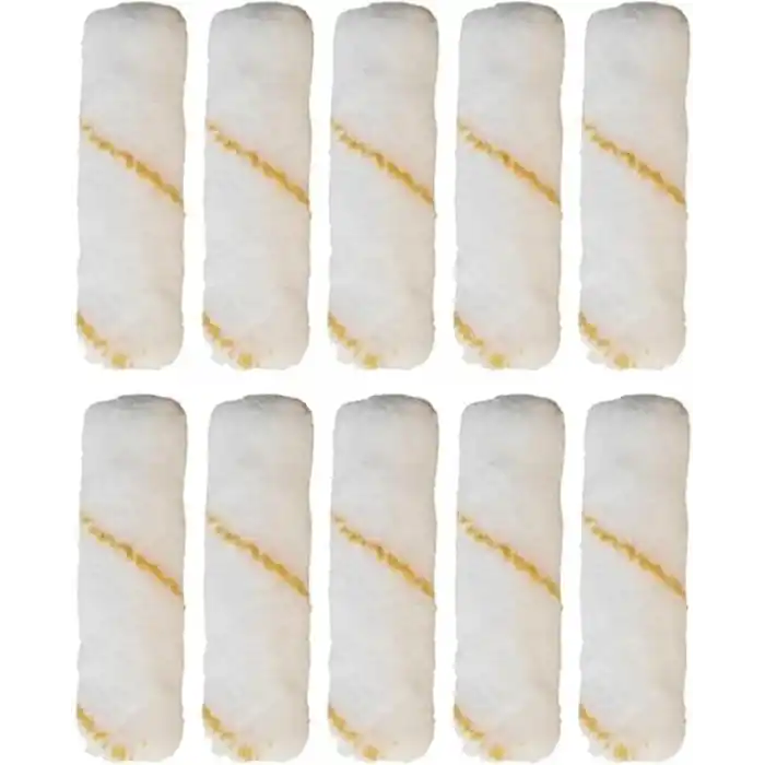 Orret Home 10 Adet Parmak Rulo Yedeği,Boya Ve Badana İçin 10 Cm Parmak Rulo Yedeği,Boya Badana Fırçası