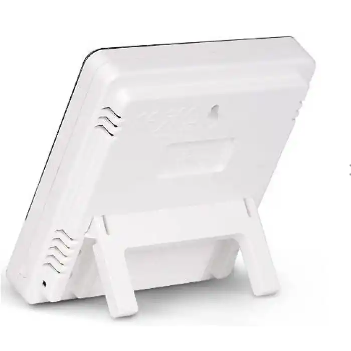 Wellhise HTC-1 Dijital Termometre Sıcaklık Ve Nem Ölçer Higrometre Masa Alarm