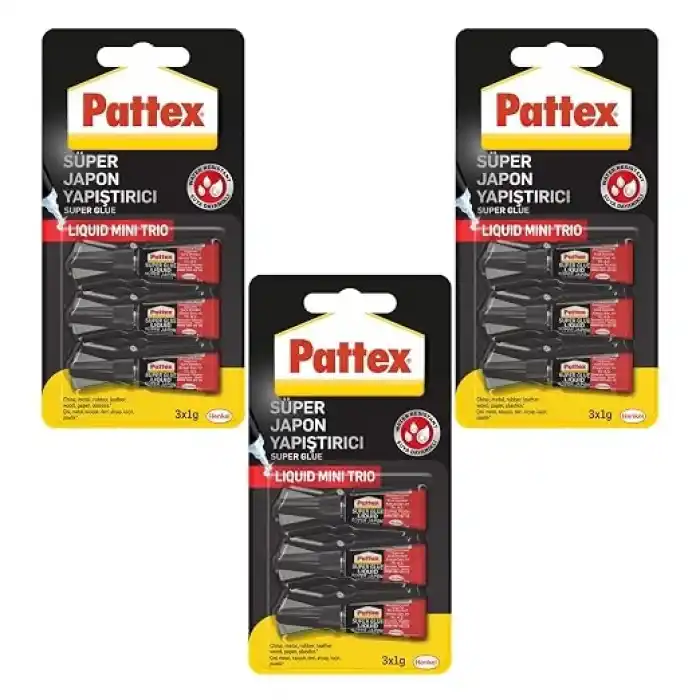 Pattex Süper Japon 3 x 1 Gr - 3lü Paket
