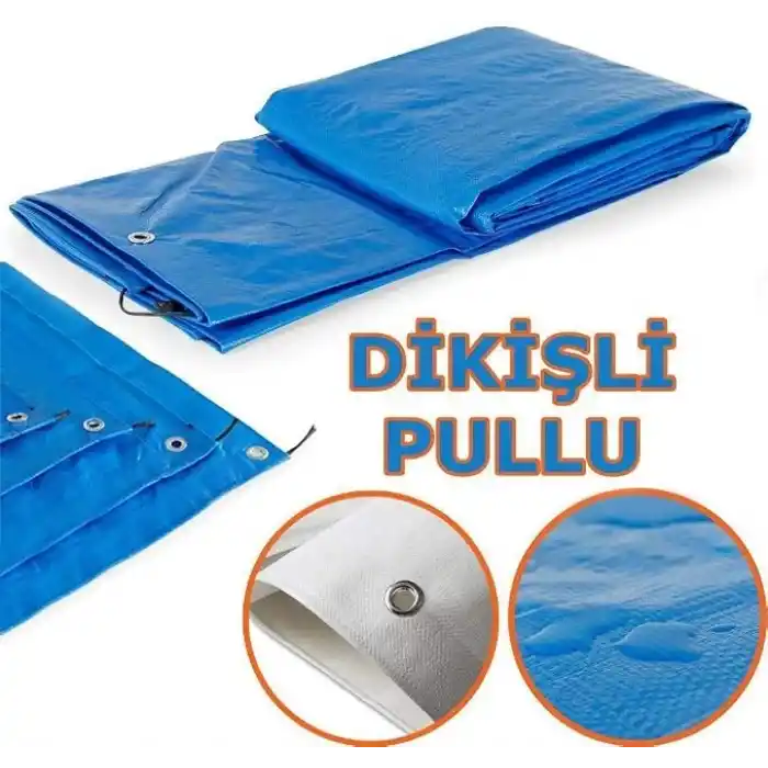 Şahlan Ebatlı Pvc Branda Gölgelik Su Geçirmez Çadır Branda Tente Muşamba - 2 x 3 M